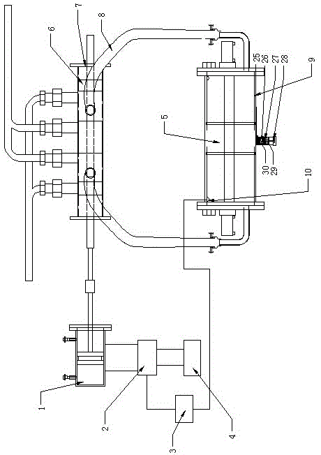容积式计量站用计量液压缸的称重装置的制作方法