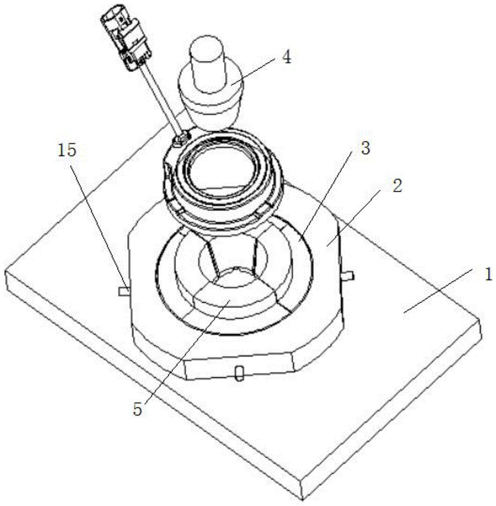 一种罩壳类轮速传感器的整形装置的制作方法