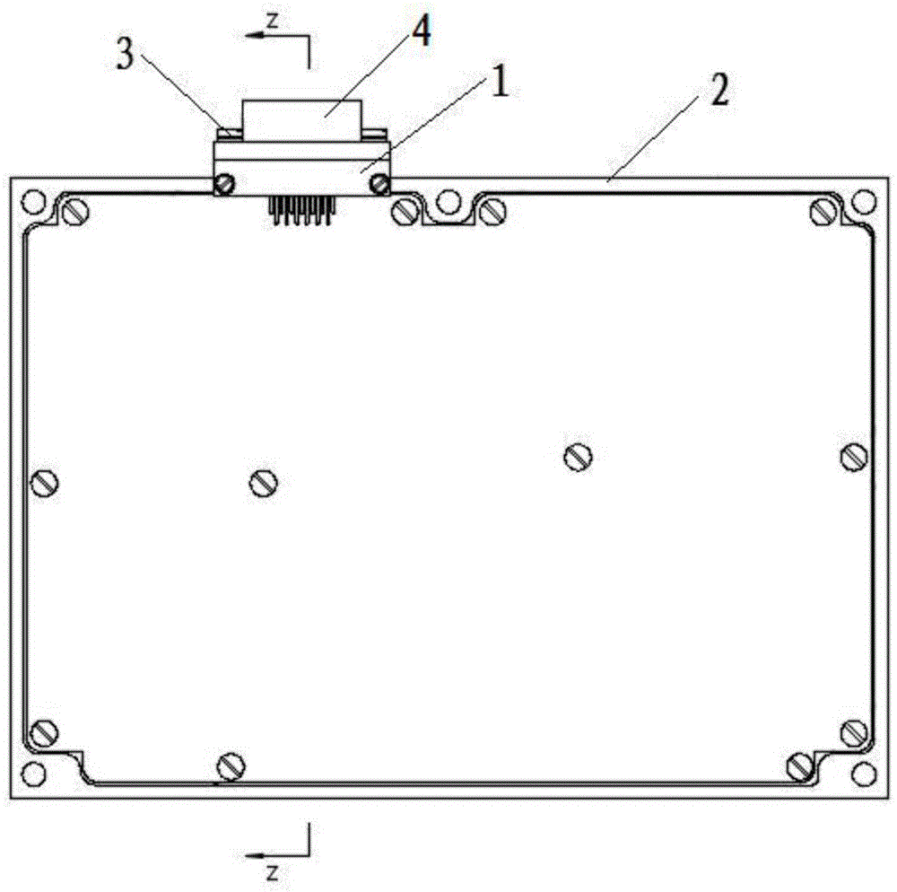 一种J14A弯插印制板连接器连接结构的制作方法