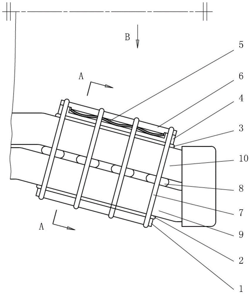 一种波纹弹垫形式渐开线部位涨紧结构的制作方法