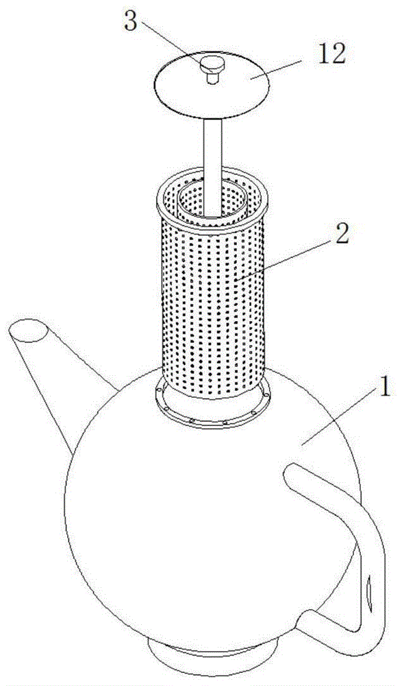 一种加热茶壶的降温装置和降温系统的制作方法