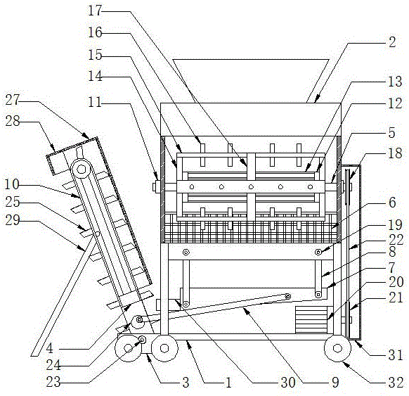 一种花生摘果机的制作方法