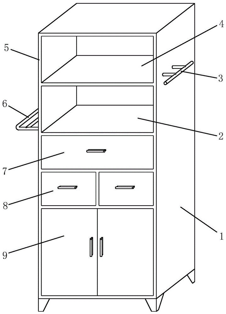 放射防护用品存放柜的制作方法