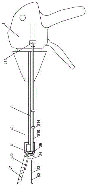 一种嵌入平移式腔镜直线切割闭合器的制作方法