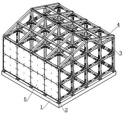 一种拼装轻钢框架结构建筑体系的制作方法