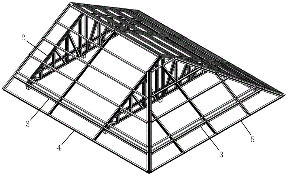 一种用于装配房屋的屋面结构的制作方法