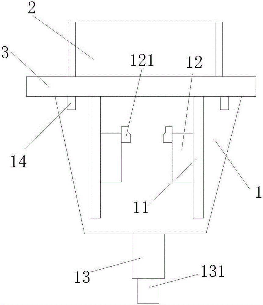 一种建筑废料处理设备卡固装置的制作方法