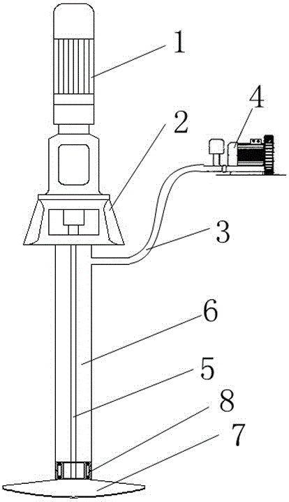 一种推流型搅拌曝气机的制作方法