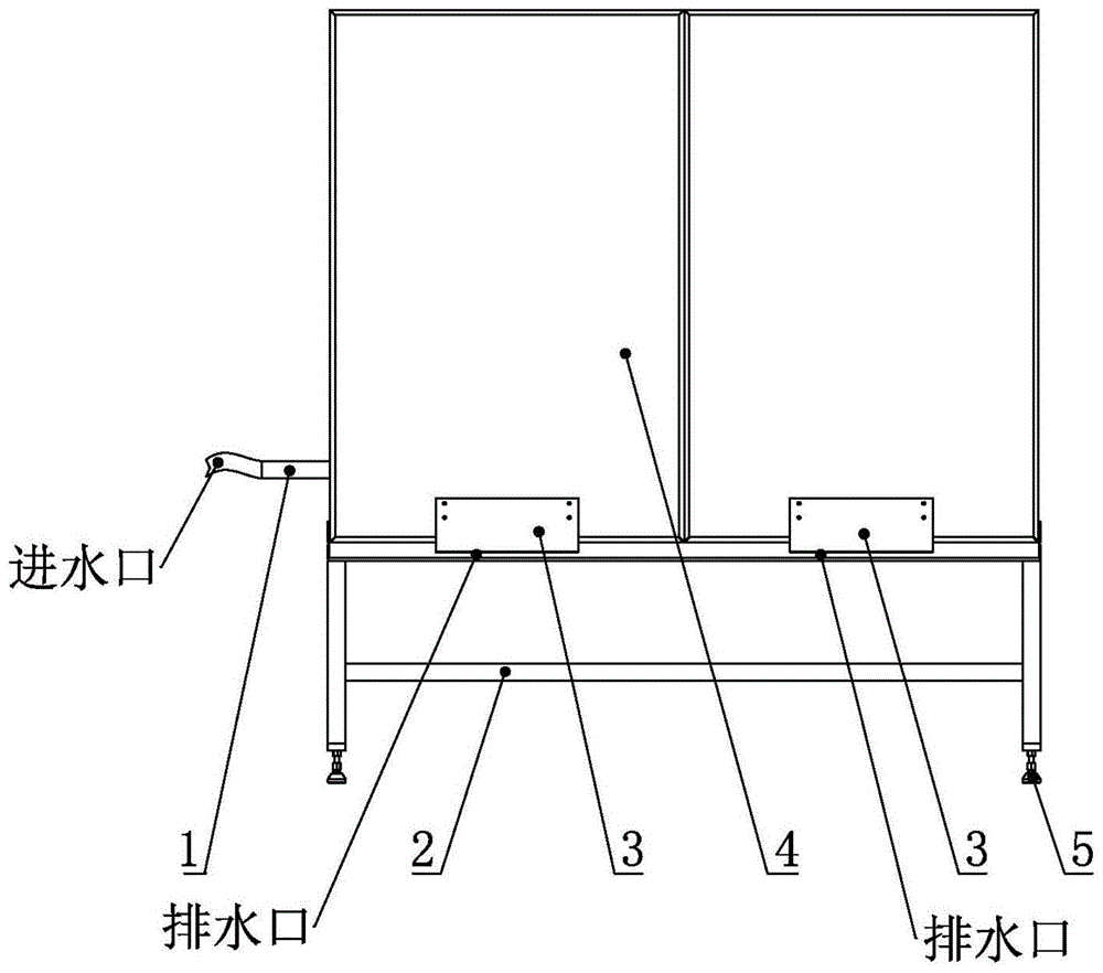 用于陶瓷、搪瓷施釉线的清洗箱的制作方法