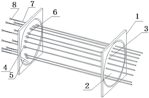 一种带有固定咬合机构的钢筋笼滚笼机的制作方法