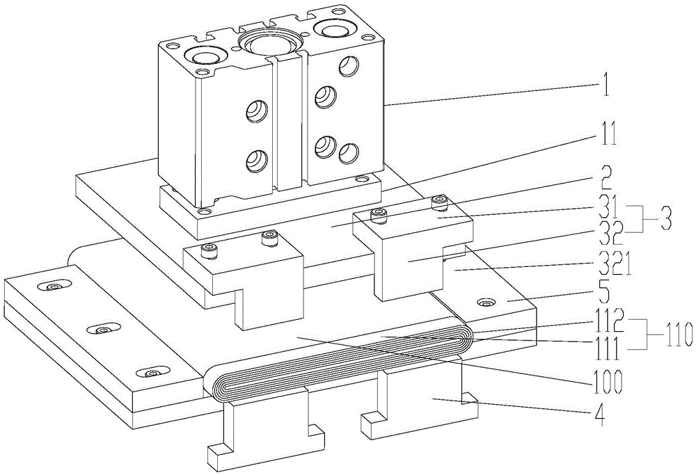一种电芯预焊挤压装置的制作方法