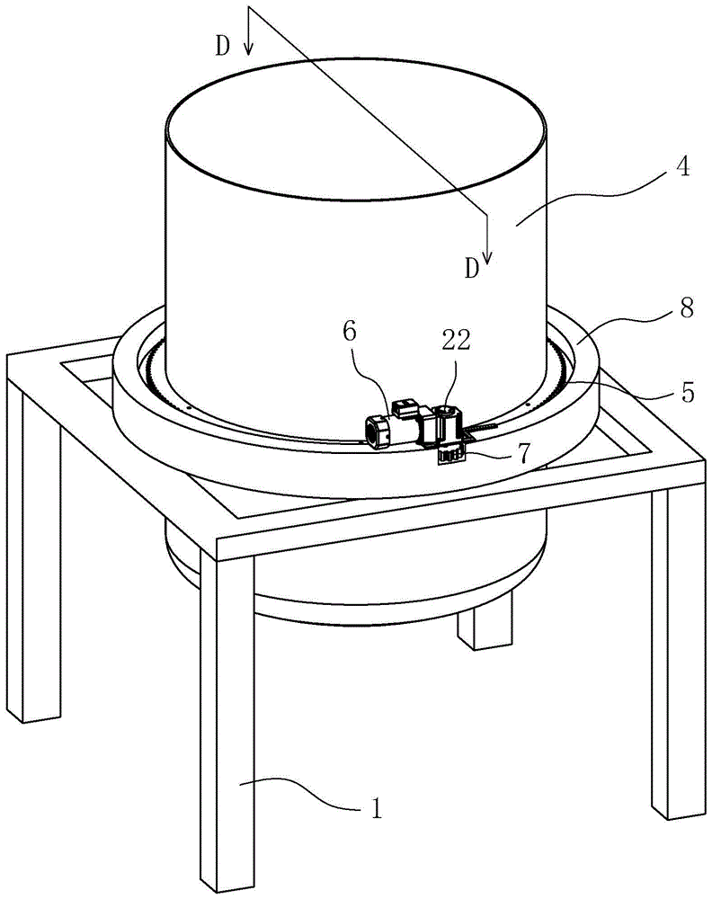 酿酒蒸锅的回转支承结构的制作方法