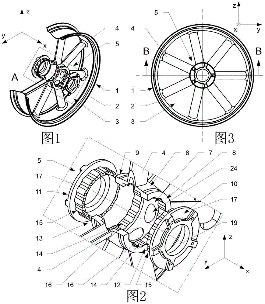 由纤维增强材料制成的车轮和制造这种车轮的方法与流程