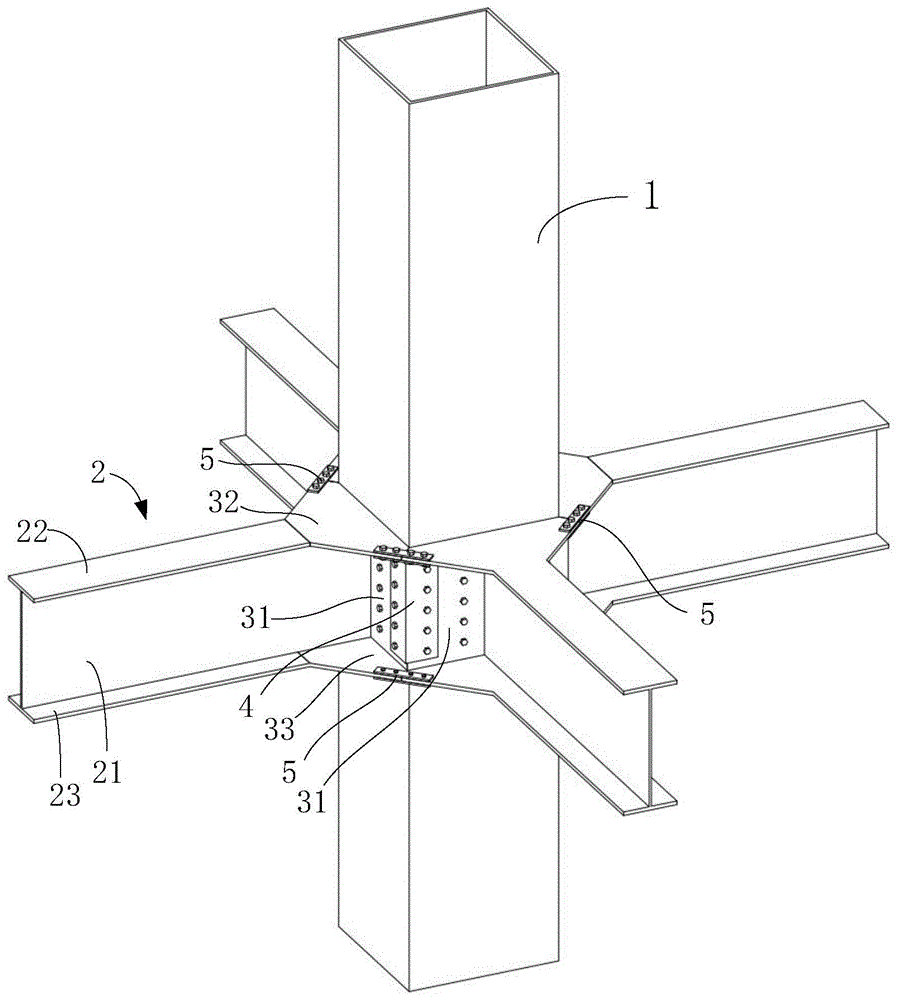 装配式方管柱的梁柱连接节点的制作方法