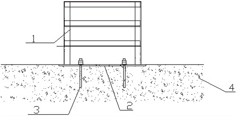 钢结构预埋用托架的制作方法