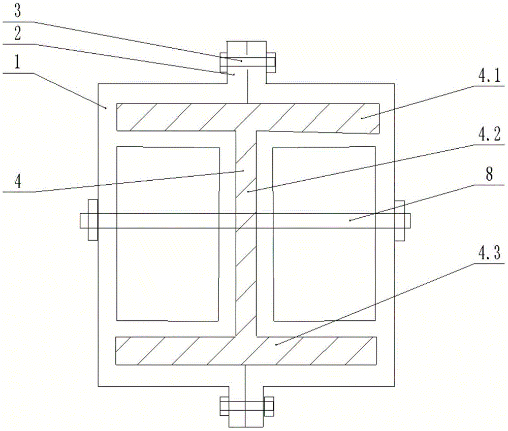 一种H型钢结构防屈曲支撑构件的制作方法