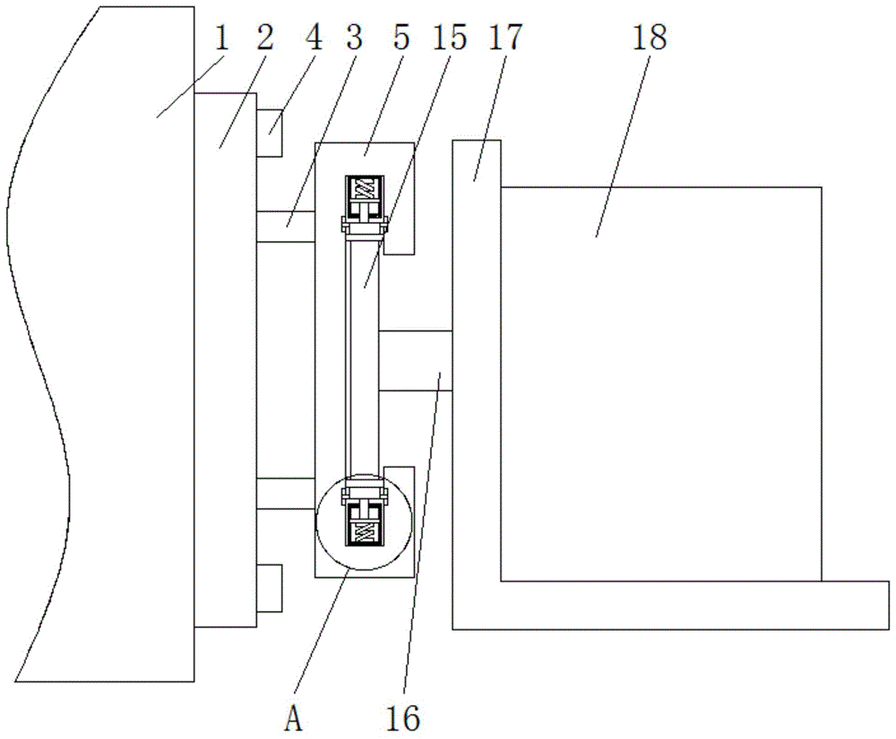 一种登记装置的安装结构的制作方法