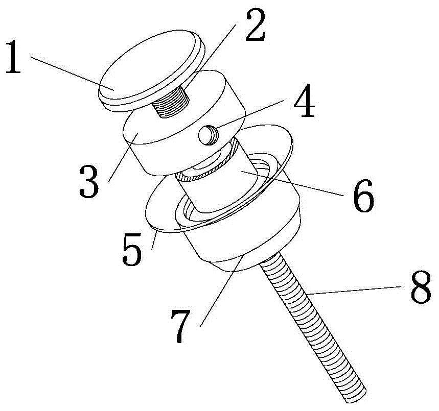 一种即插型稳固广告钉的制作方法