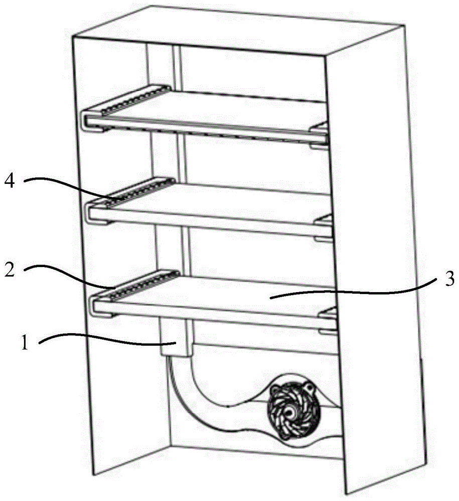 冰箱风冷系统及冰箱的制作方法