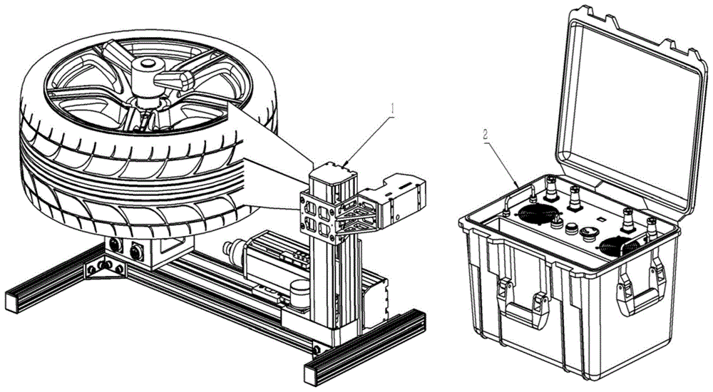 一种轮胎花纹磨耗检测仪的制作方法