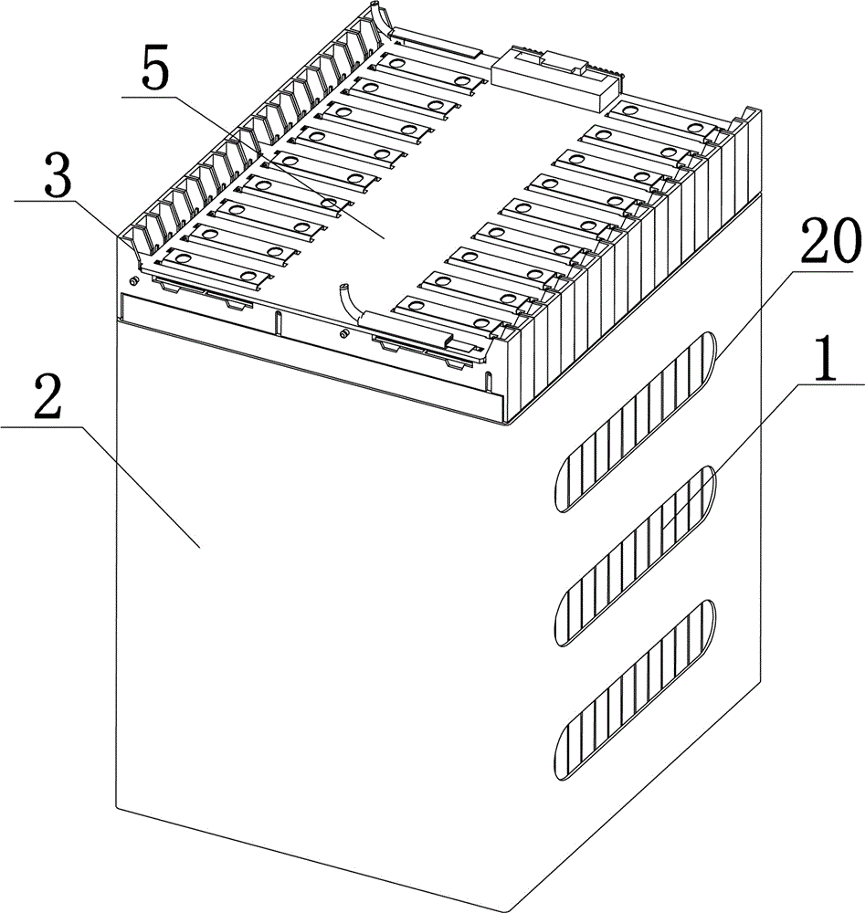 一种基于离散式支架的电池模组的制作方法