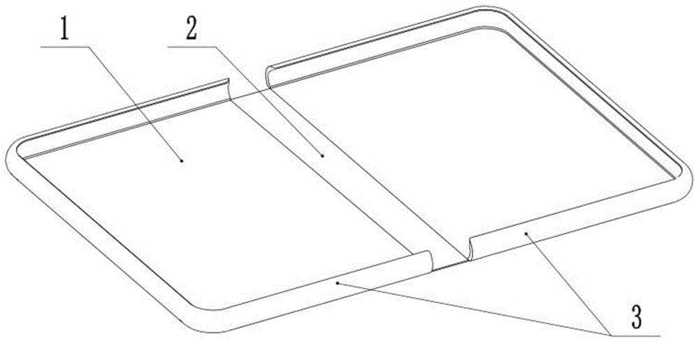 一种折叠屏手机壳的制作方法