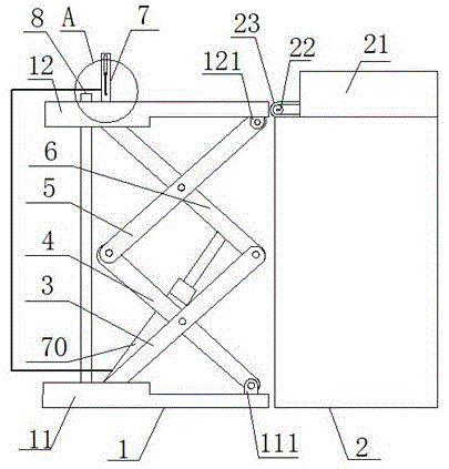 砂光机升降台的制作方法