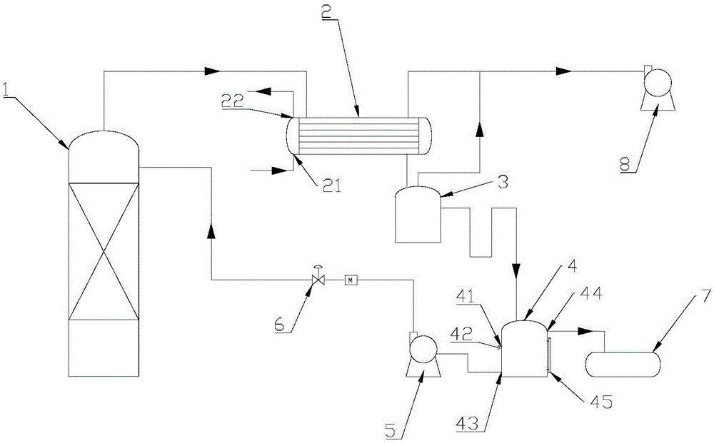 一种真空精馏塔回流装置的制作方法