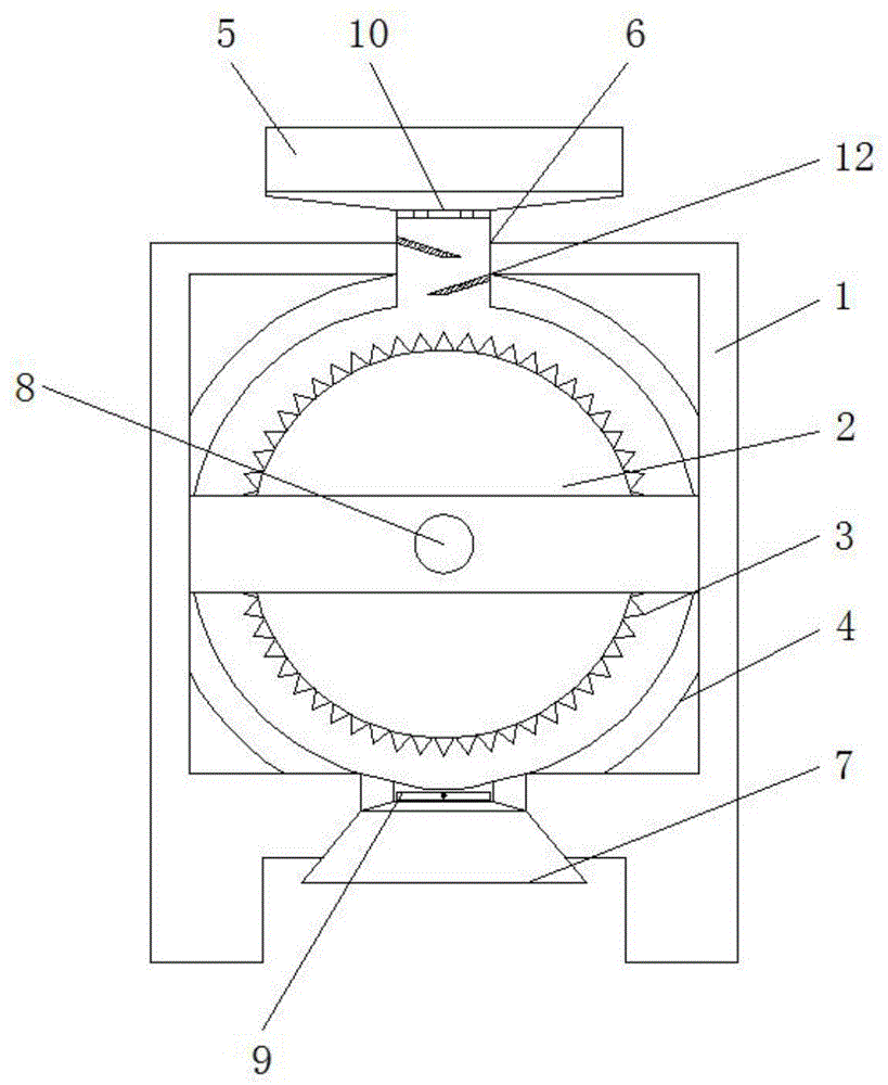 一种防尘的矿用打砂机的制作方法