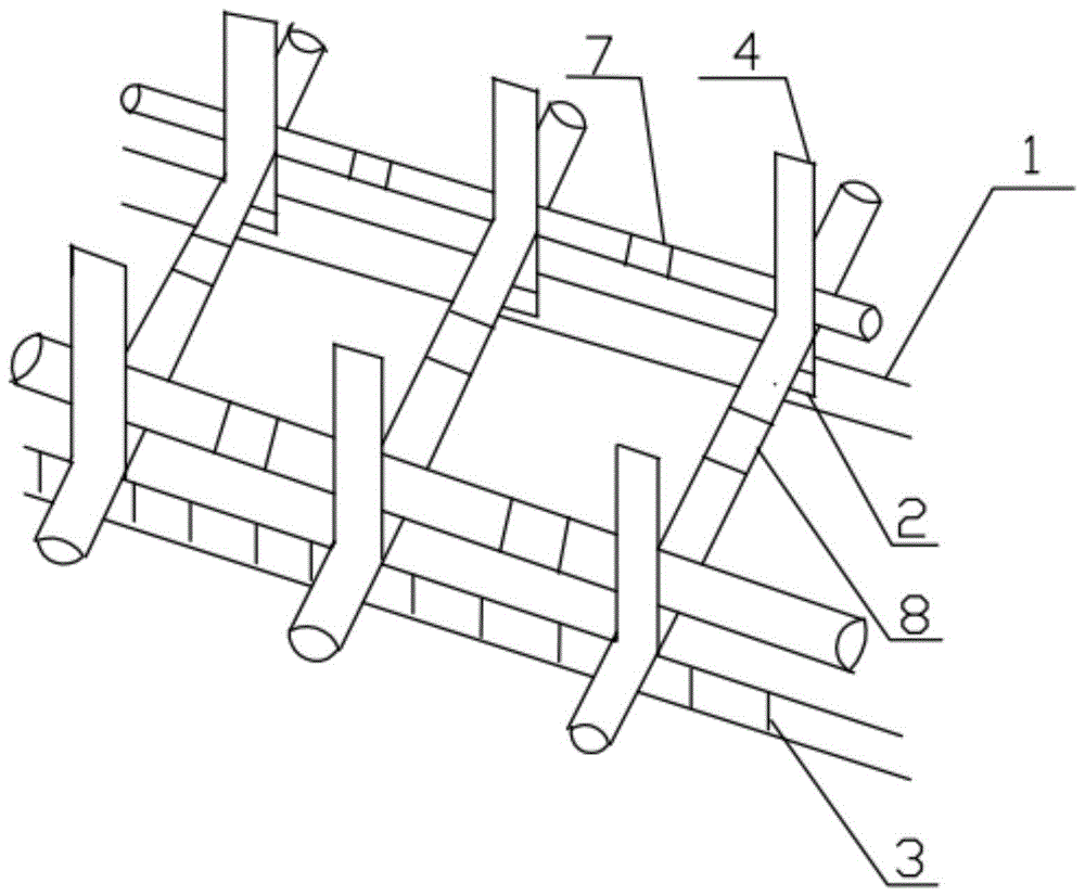 一种拼装式钢筋堆放支架的制作方法