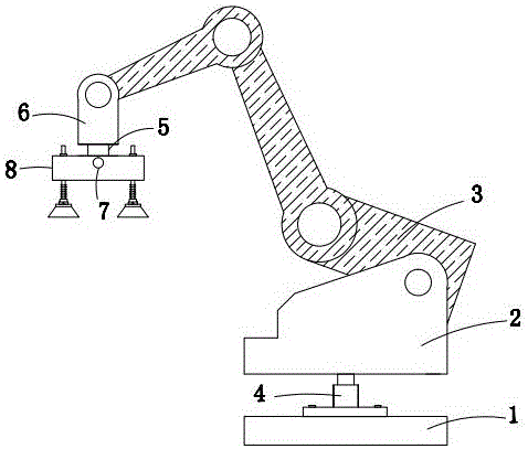 一种设备装配生产线旋转机械手的制作方法