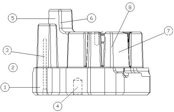 压铸模定模镶块的制作方法