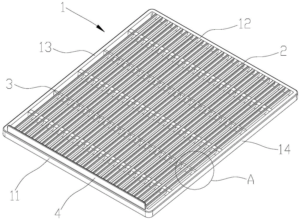 一种冷藏柜塑料层架及冷藏柜的制作方法