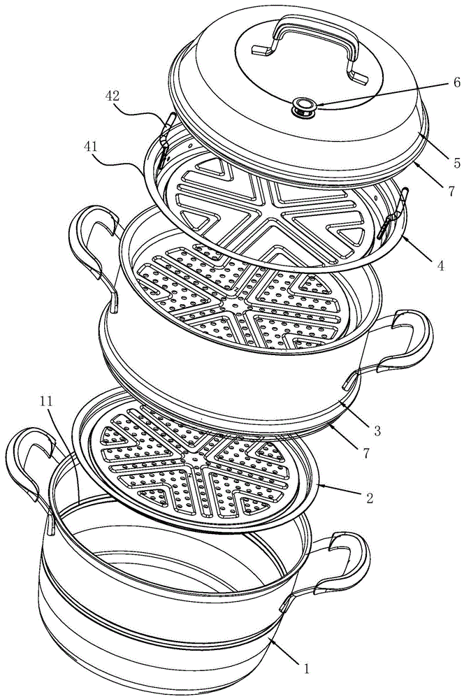 防串味蒸格及蒸锅的制作方法