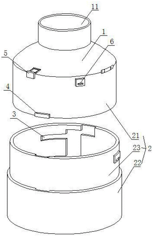 一种立式木质颗粒机的多段式进料筒的制作方法
