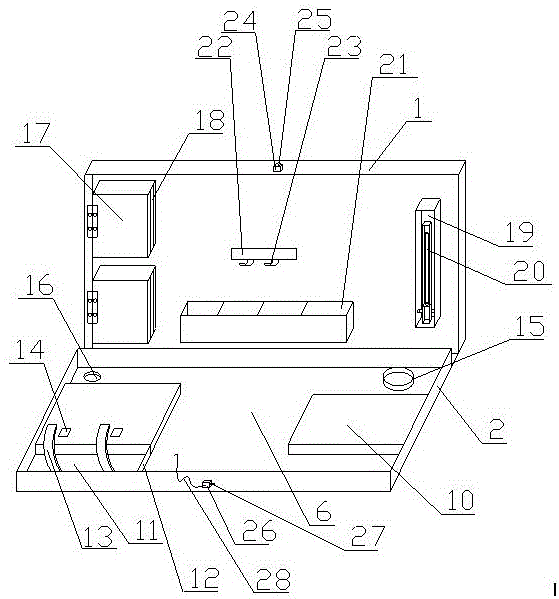 挂壁式陶瓷办公桌的制作方法