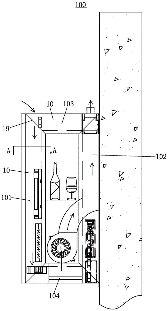 具有功能腔的方型橱柜侧架的制作方法