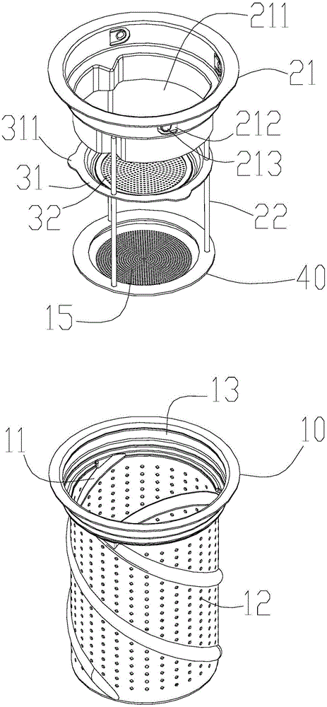一种旋转式过滤结构及包括它的茶壶的制作方法
