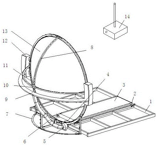 一种集成投影幕的一体化跑步机的制作方法