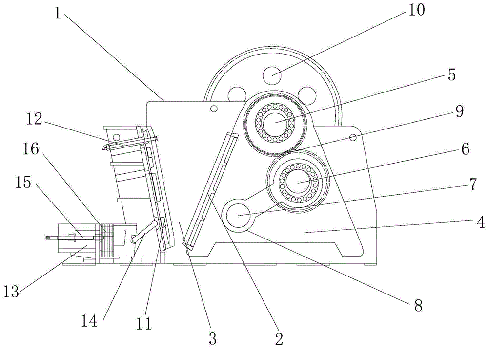 一种三轴颚式破碎机的制作方法