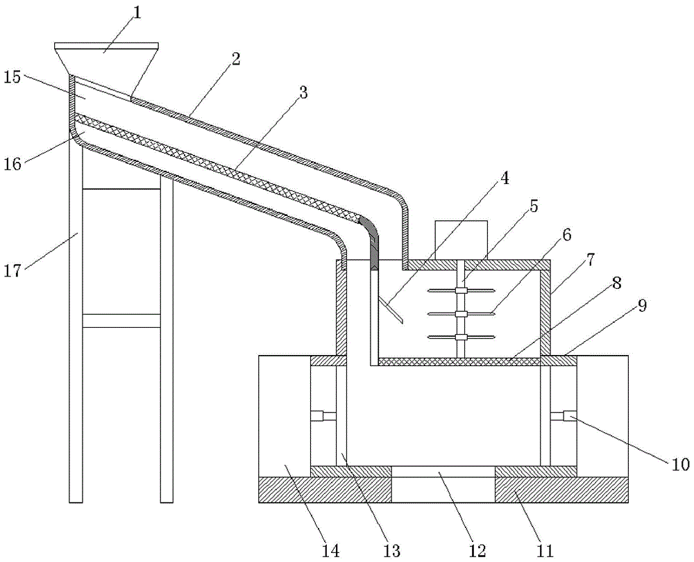 一种建筑垃圾处理用安全运输装置的制作方法