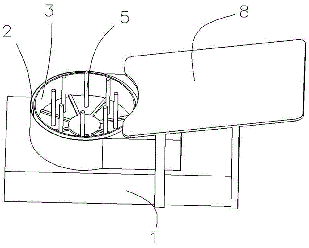 一种铜线挤压机的卷线出线机构的制作方法