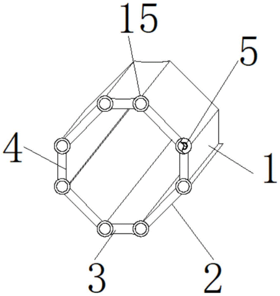 一种六角网锁边机的定位卡槽件的制作方法