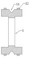 一种防错位的分割导体股块模具及分割导体的制作方法