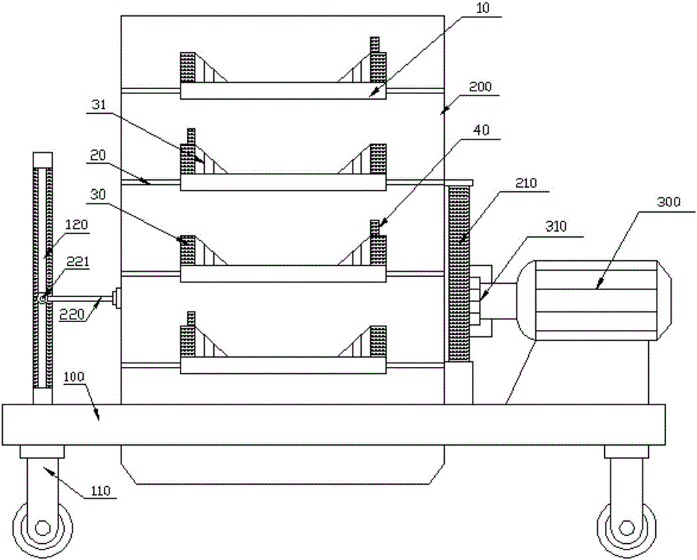 一种纺织机械用存料装置的制作方法