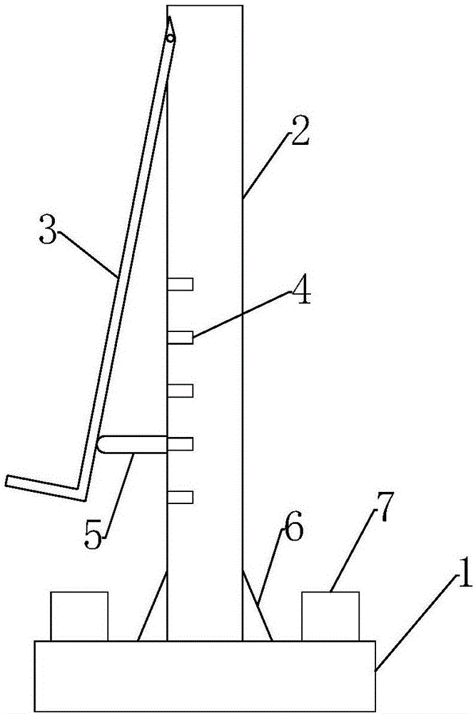 一种新材料放置架的制作方法