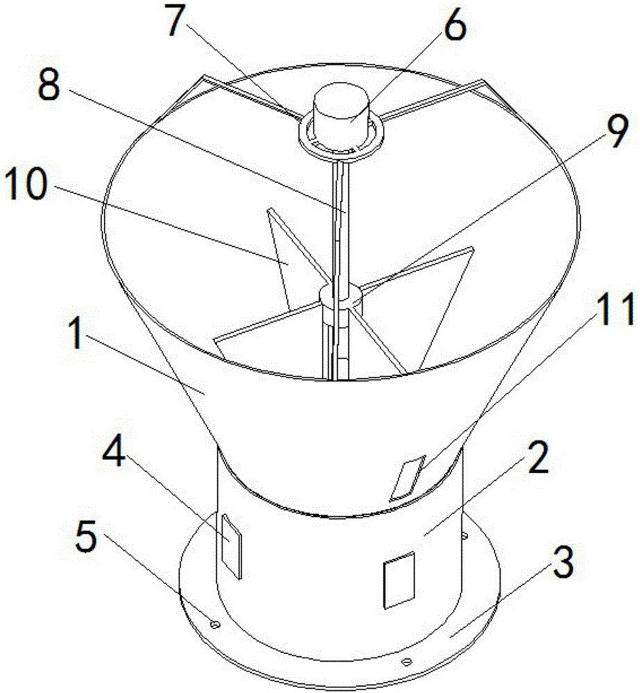 一种新型防堵料斗的制作方法