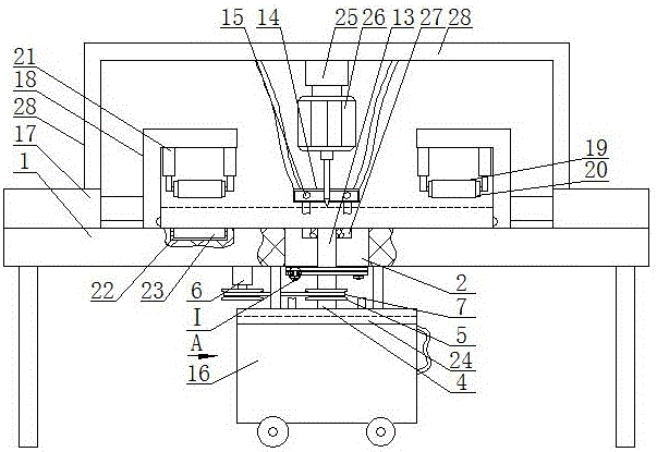 一种家具设计板材加工用防爆孔的钻孔装置的制作方法