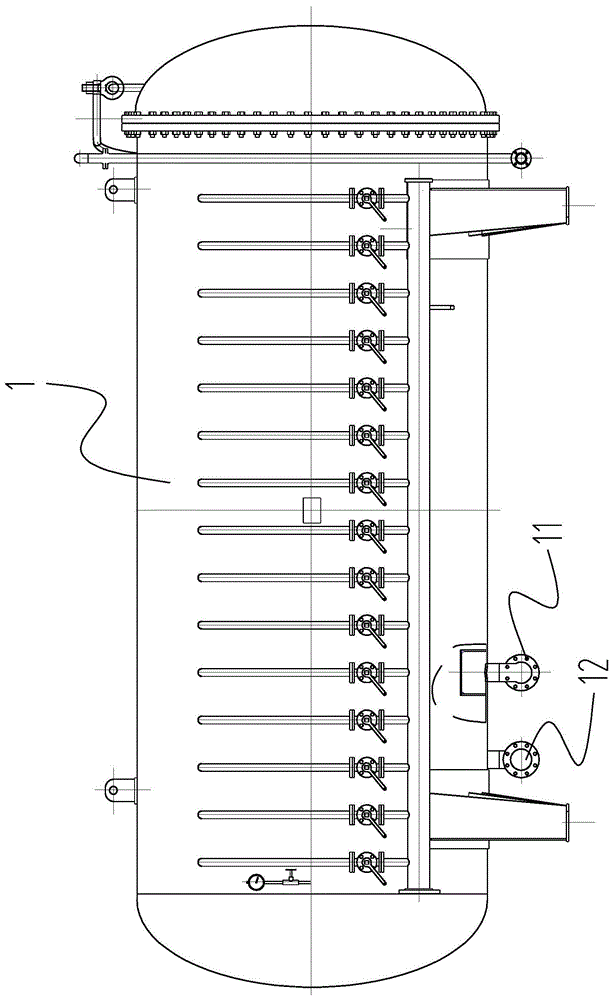 卧式纤维烧结管过滤器的制作方法