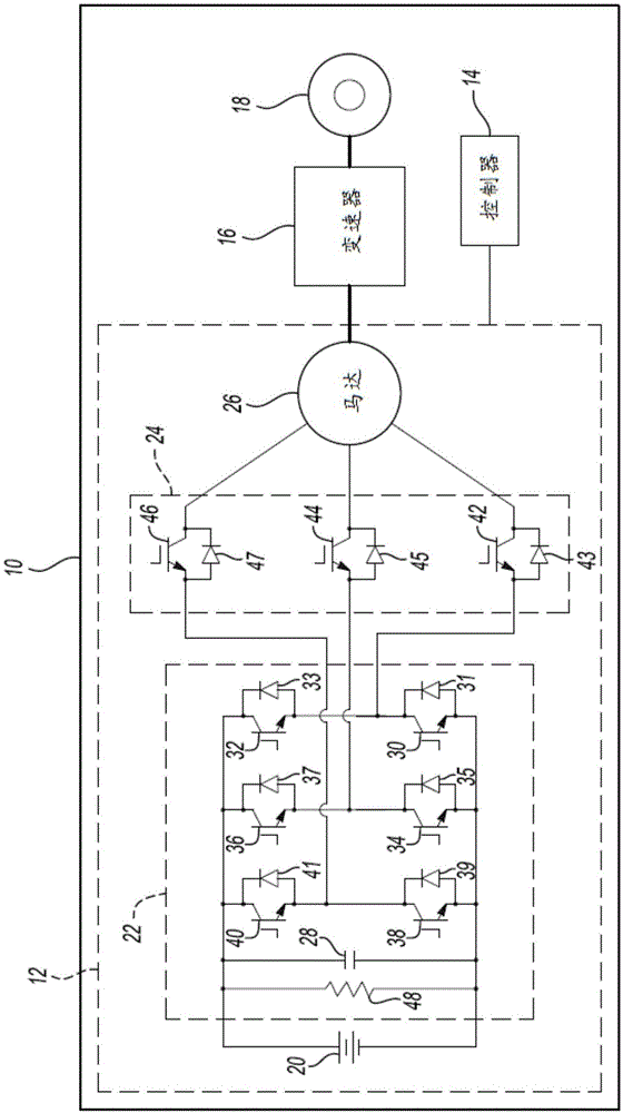 具有反向电磁场阻挡的车辆动力系统的制作方法